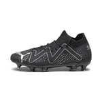 PUMA Homme Future Match Mxsg Chaussure de Football, Black Silver, 41 EU