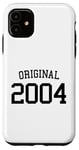 Coque pour iPhone 11 Original 2004 hommes femmes 20 ans 20e anniversaire