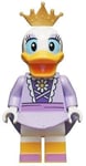 LEGO Disney Daisy Duck Lavender Dress + Crown Minifigure from 10780