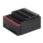 Station d'accueil DualBay USB3.0 SAta IDE HDD 2.5 pouces 3.5 pouces, lecteur HUB Clone hors ligne, prise US 100-240V