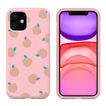 Pnakqil Samsung Galaxy A21s Case Pink Cute with Pattern Silicone Protective Cartoon Design Shockproof Soft Flexible Gel TPU Ultra Thin Rubber Back Phone Case Cover Bumper for Samsung A21s, Peach