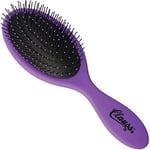 Clauss Wash & Brush Brosse à cheveux longs avec coussin d'air et poils flexibles en nylon Violet/noir 70 g