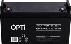 Ml Batteri Volt Polen Agm Opti 120Ah