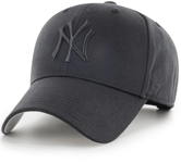 New York Yankees 47 Brand MVP Raised Basic All Black Snapback Baseball Cap