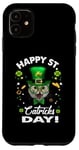 Coque pour iPhone 11 Cat St Patricks Day St Catricks Day Lucky Charm Cats Lovers