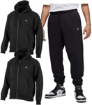 Nike Jordan Tracksuit Mens Black Full Tracksuit Set Hoodie Joggers Black Set