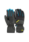 Reusch Gants Bradley R-TEX® XT - Unisexe - Design élégant - 6682 - Granite/Jaune - Taille 10