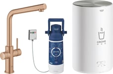 Grohe Red II Duo L vandhane med kogende vand (warm sunset)