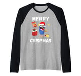 Christmas Crisps Potato Chips Love Monsters Men Women Kids Raglan Baseball Tee