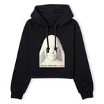 American Horror Story Asylum Women's Cropped Hoodie - Black - XS - Black