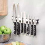 Strong Magnetic Knife Rack Holder Kitchen Utensil Storage Bar Strip Wall Mounted