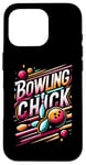 Coque pour iPhone 16 Pro Bowling Chick ||||--