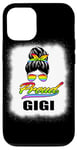 Coque pour iPhone 12/12 Pro Fier Gigi Grandma Messy Bun LGBT Arc-en-ciel LGBTQ Pride