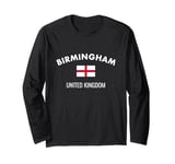 Birmingham England English Flag Englishman Long Sleeve T-Shirt