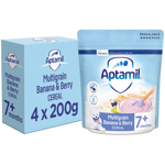 4 x 200g Aptamil Multigrain Banana & Berry Cereal From 7+ Months