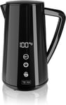 SWAN SK14650BLKN SMART KETTLE STAINLESS STEEL BLACK BRAND NEW