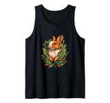 Nature Inspired Rabbit Graphic Cute Rabbit Tank Top