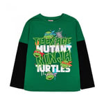 Teenage Mutant Ninja Turtles Boys Text Long-Sleeved T-Shirt - 3-4 Years