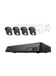 REOLINK 8 Channel 8MP NVR System with 4x 8MP Bullet PoE Camera