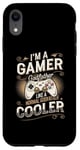 Coque pour iPhone XR Gamer Godfather pour hommes, jeux vidéo amusants, vintage