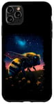 iPhone 11 Pro Max Bee Under Starry Night Sky Cosmic Exploration Case