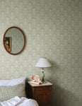 Sandberg Wallpaper Alva, Spring Green S10460