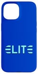 Coque pour iPhone 15 Élite bleue éclairée