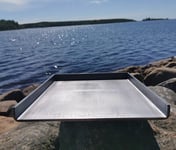 Gourmetstål Stekbord Med Kant 34x39 cm