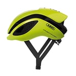 ABUS GameChanger Racing Bike Helmet - Aerodynamic Cycling Helmet with Optimal Ventilation for Men and Women - Movistar 2020, Neon Yellow, Size S