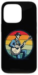 Coque pour iPhone 13 Pro Lecteur banjo Sunset Music Lover