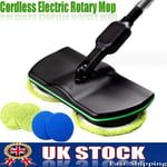 Electric Rechargeable Cordless Floor Cleaner Scrubber Sweeper Polisher Mop UK