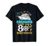 Cruising Into My 80th Birthday 80 Year Old Cruise Birthday T-Shirt