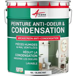 Arcane Industries - Peinture anti condensation anti odeur moisissure - 10 l Blanc