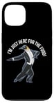 iPhone 13 Funny Penguin Tuxedo I'm Just Here for the Food Case