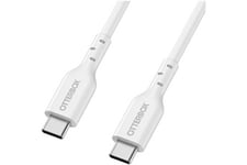 Cable USB C-C Power Delivery, charge rapide, 2 Metres BLANC