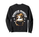 Honkus Ponkus Funny Duck Witch Halloween Magic Sweatshirt