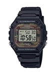 Casio Men Digital Quartz Watch with Resin Strap W-218H-5BVCF