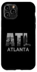 Coque pour iPhone 11 Pro City of Atlanta Georgia Skyline City of Atlanta Paysage urbain ATL Home