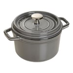 Staub La Cocotte 14 cm round Cast iron graphite-grey