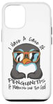 Coque pour iPhone 12/12 Pro Case of Penguinitis Pingouin Empereur Oiseau de mer Pingouin