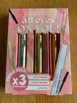 Brand New & Boxed SUNKISSED All Eyes On You! Mascara Trio Gift Set