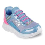 Skechers Girls Flex Glide Trainers - 2 UK Child