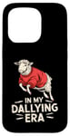 Coque pour iPhone 15 Pro In My Dilly Dallying Era Motif mouton lent style vintage