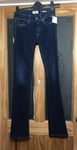 Replay Blue Jeans Luz Skinny Boot Cut W27 L34 (WEX689) RRP £125 BNWT