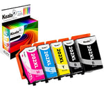 Koala Compatible Cartouche d’Encre Replacement pour Epson 202 XL 202XL pour Workforce Epson Expression Premium XP-6000 XP-6005 XP-6100 XP-6105 Imprimante (Noir, Noir Photo, Cyan, Magenta, Jaune)