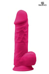 Gode Double Densité Rose 21,5cm - Modèle 4 - Sextoy Hyper Réaliste en Silicone