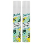 Batiste Dry Shampoo Original Clean Classic Instant Hair Refresh Pack 2 x 350ml