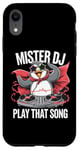 iPhone XR Funny Penguin DJ Mister DJ Play That Song Youth & Adults Case