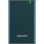 Boîtier externe pour disque dur 2,5" SATA A USB 3.0/USB3.1 GEN1 - AISENS - ASE-2525PB - Bleu Pacifique