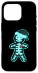 iPhone 16 Pro X-Ray Gingerbread Man Skeleton Christmas Nurse Xray Tech Case